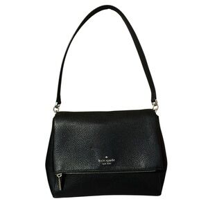 Kate Spade New York Leila Medium Pebbled Leather Flap Shoulder